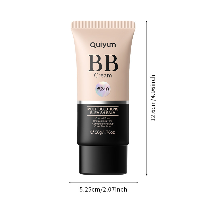 Cross-border QUIYUM BB Cream 50g (tube) TEMU style concealer and non-smudging cosmetics manufacturer wholesale Item Picture