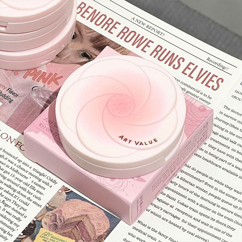 Art Value~ Pink petal blush, natural and delicate, whitening blush, contouring, versatile, the same as cross-border Internet celebrities Specification drawing