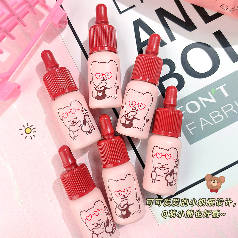 CACE baby bottle lip gloss matte finish, a niche lip gloss that whitens the skin and doesn't fade. It's the same style as a popular online celebrity for women. Wholesale Specification drawing