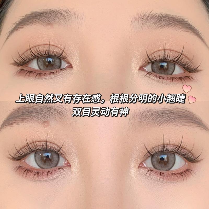 Lazy person Sunflower False eyelash Women Natural Simulation Trilogy, single cluster segmented self-adhesive eyelash natural style Specification drawing