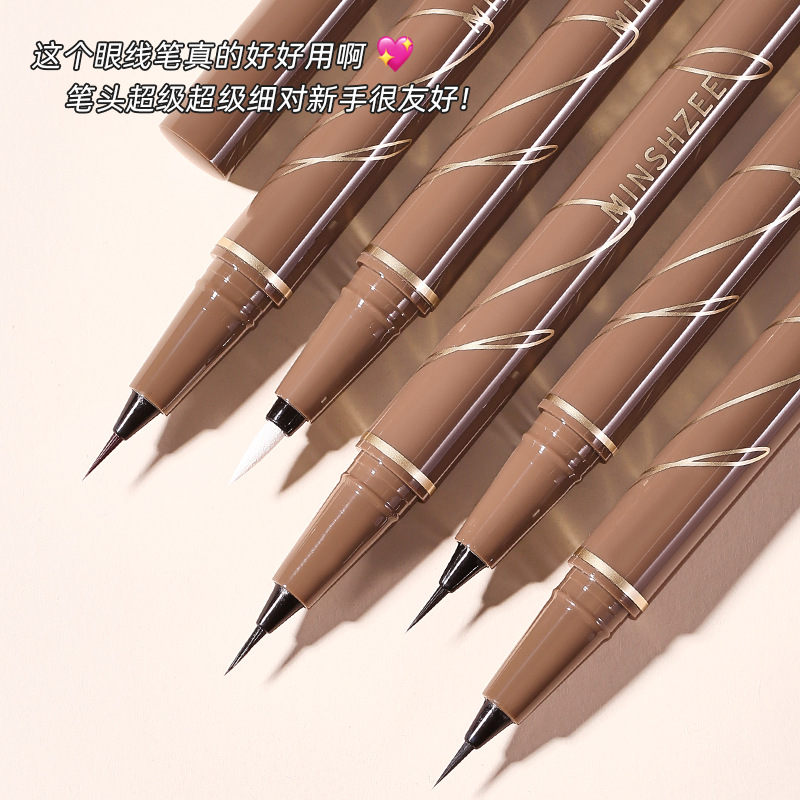 MINSHZEE Mingxi Zhi eyeliner Pen is waterproof, sweat-proof, extremely fine, won't cause makeup smudge or smudge, long-lasting eyeliner pen for cross-border use Application Scenario