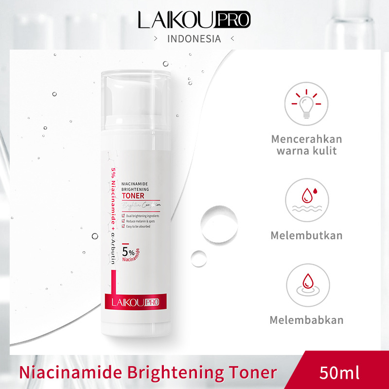 LAIKOU PRO Niacinamide Toner 50ml Hydrating Moisturizing Toner Cross-border Supply full figure