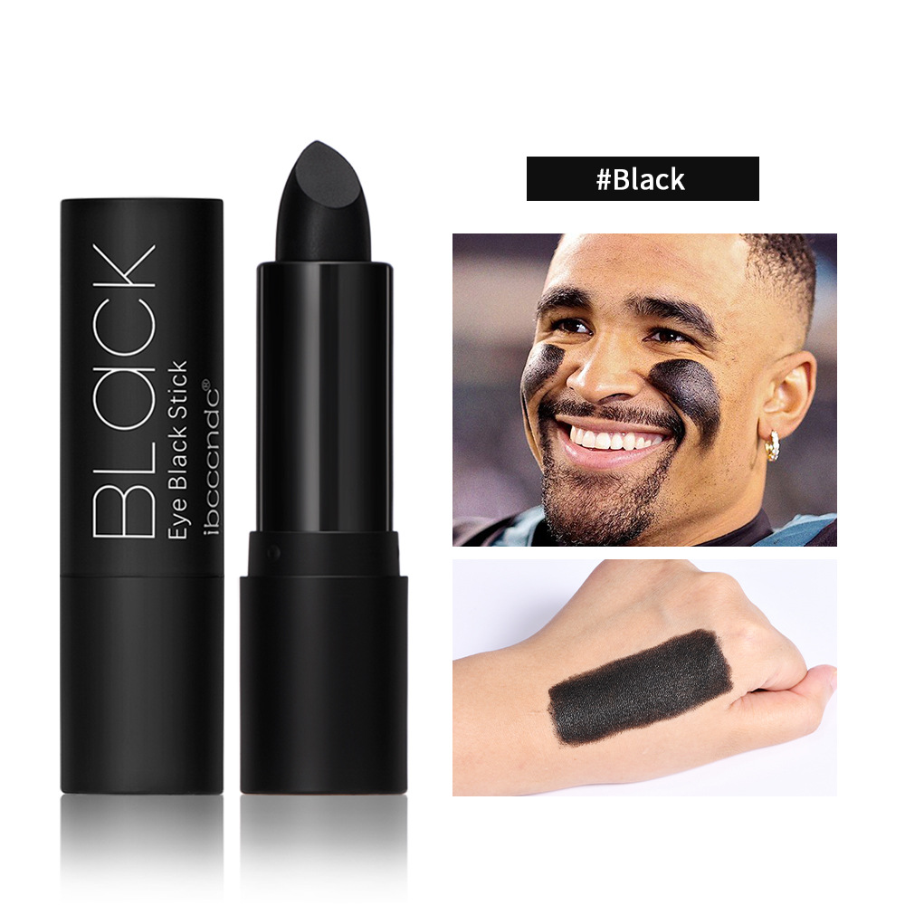 ibcccndc Black Painting Cream Black Lipstick Lip Balm Eye Black Stick Halloween Facial Color details Picture