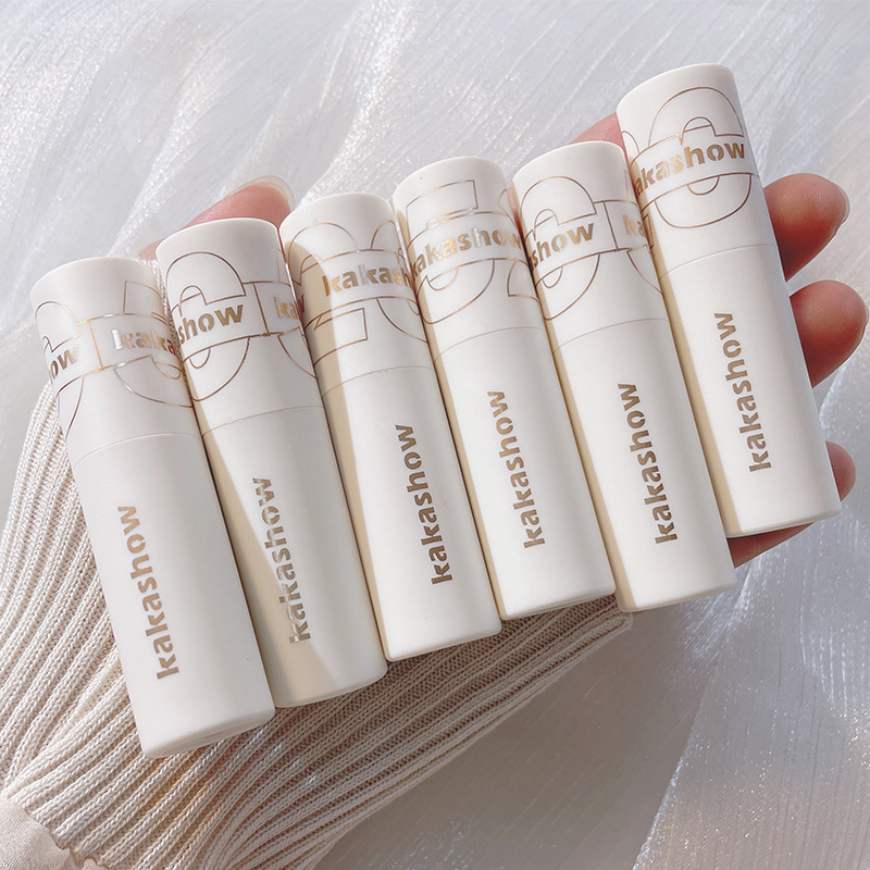 kakashow velvet lip gloss and lip paste matte finish red lip gloss that doesn't stick to cups and doesn't fade, an affordable alternative for students Specification drawing