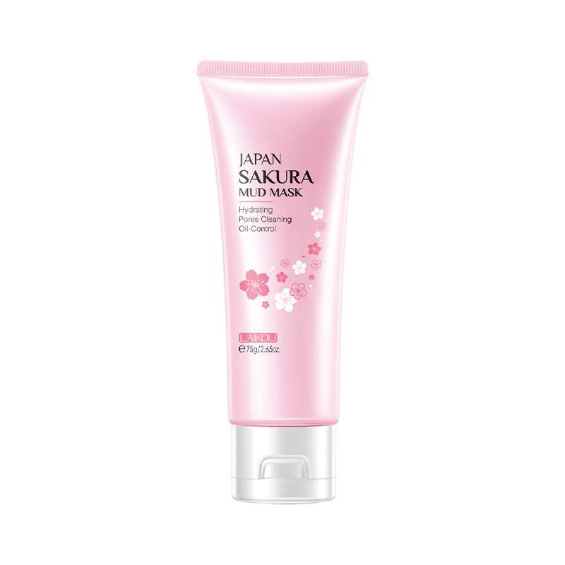LAIKOU Sakura Mud Mask 75g Hydrating, Moisturizing and pore-cleaning mud mask skin care products cross-border supply Item Picture