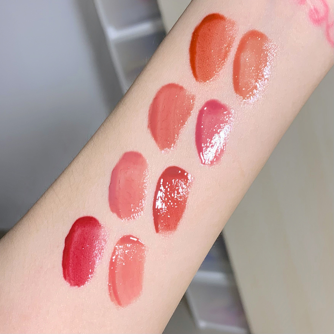 Cappuvini Ice Tea Mirror Lip Gloss, Water Gloss Lip gloss, glass lip gloss, non-stick and non-fading, student lip gloss Application Scenario