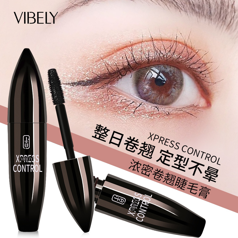 vibely Thick and Long Cross-border Hair Cream, Waterproof, sweat-proof, non-smudging, curling, Big eyes and eyelashes, wholesale for export Specification drawing