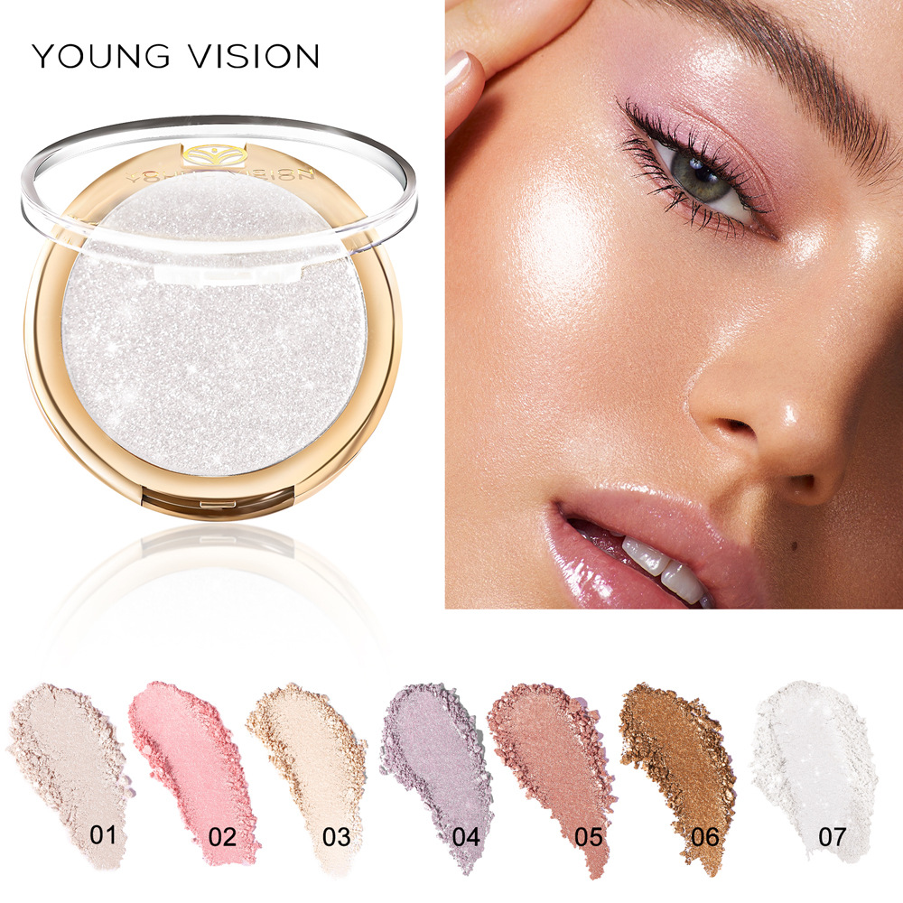 YOUNG VISION baking powder, polarizing and highlighter powder, setting and contouring powder compacts, contour and three-dimensional nose shadows full figure