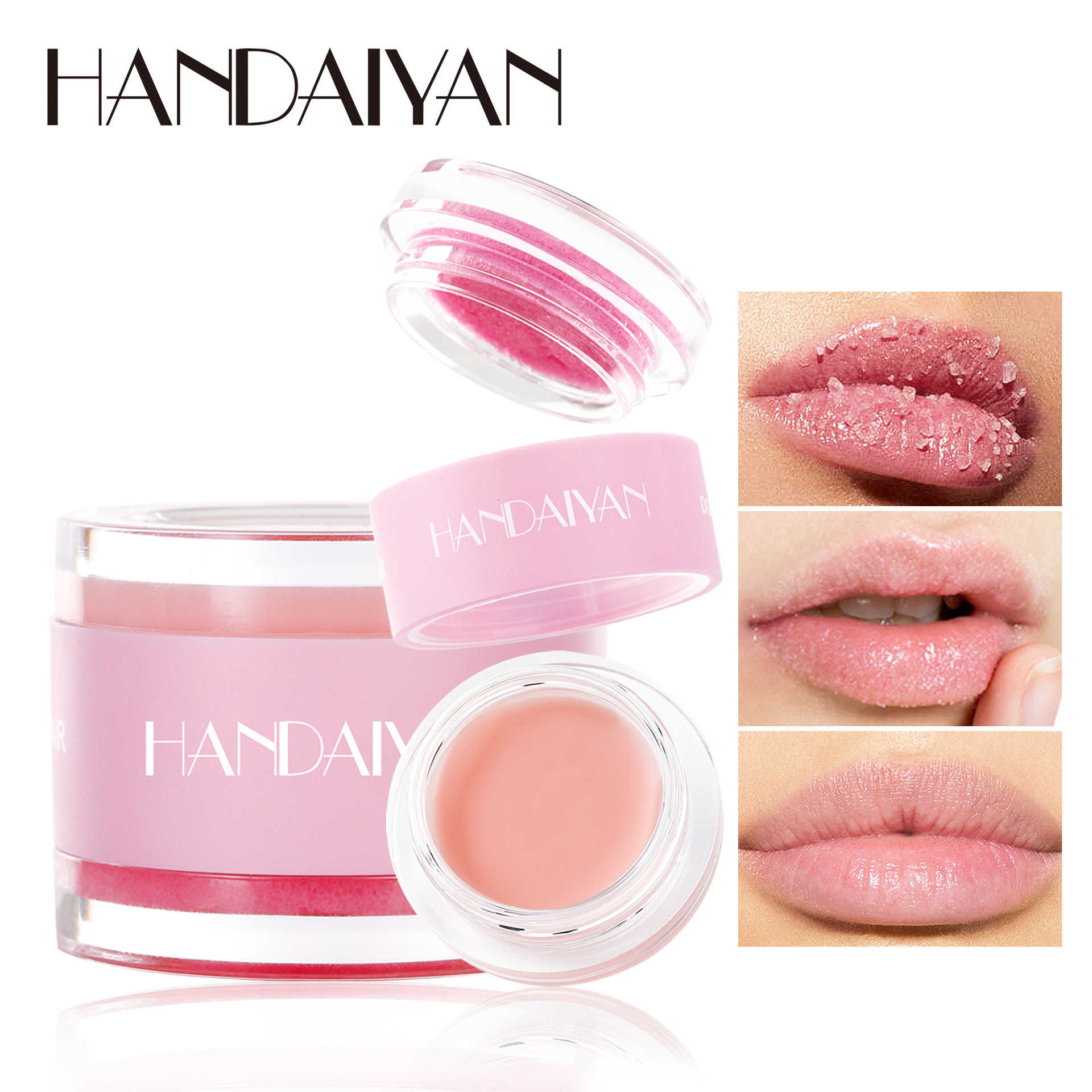 HANDAIYAN Dual-Effect Lip Scrub and Exfoliating Lip Scrub for Cross-border Lipstick and Exfoliation details Picture