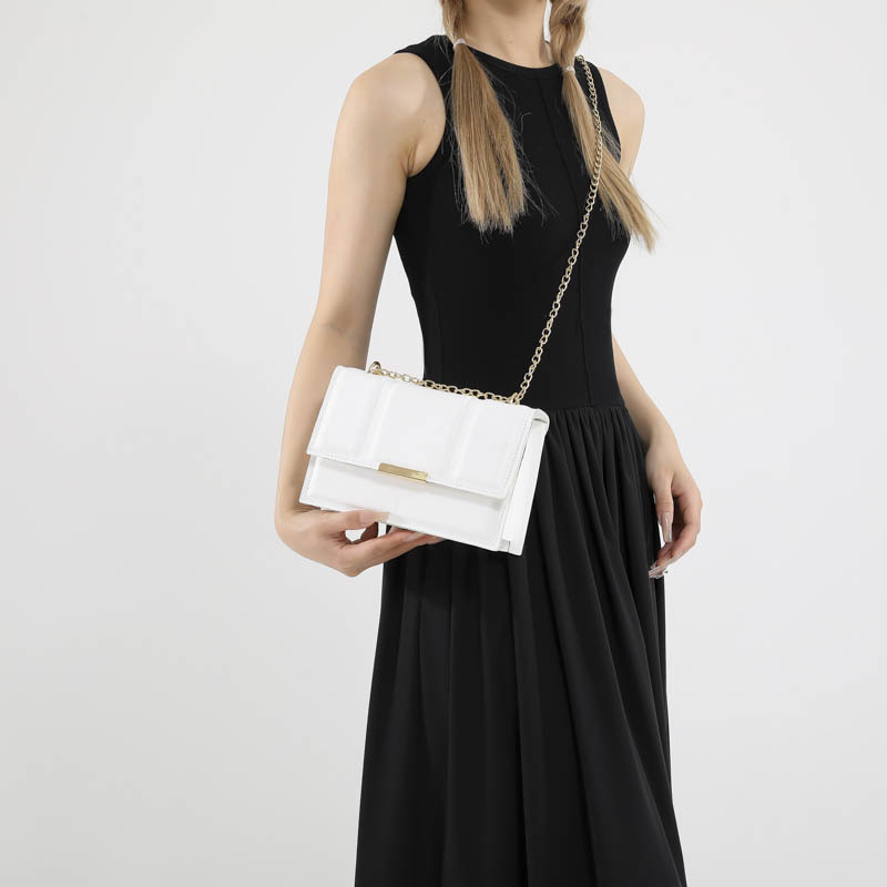 Cross-border commuting small square bag, retro chain single-shoulder bag, Korean version crossbody bag, new autumn/winter 2024 collection, women's bag details Picture