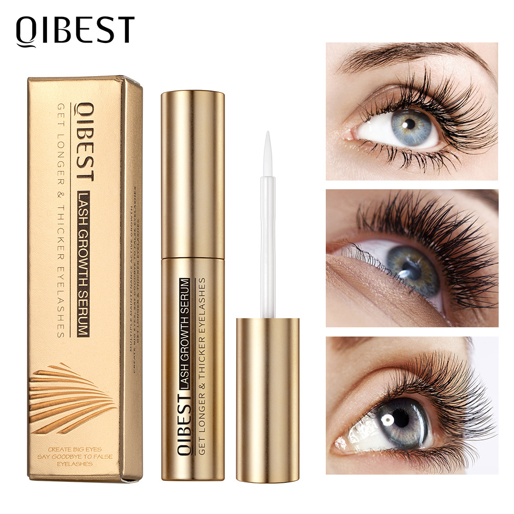 QIBEST Cross-border Best-selling Long, Thick and Curling Eyelash Care Liquid full figure