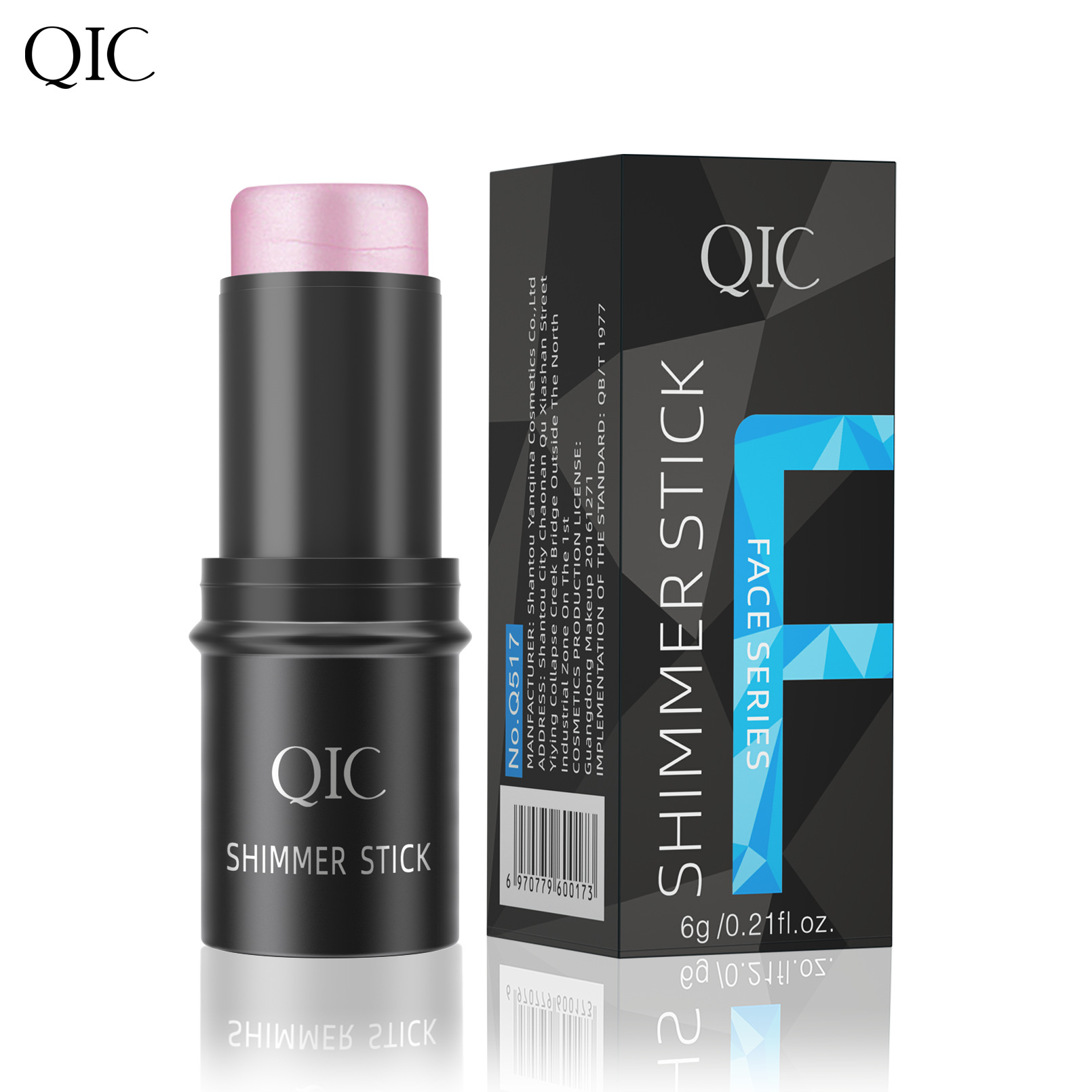 QIC Qini Color Highlighter Contouring BrighTening Shadow Stick Three-dimensional Facial Foundation Cream Bed Pencil Blush Stick Makeup Item Picture