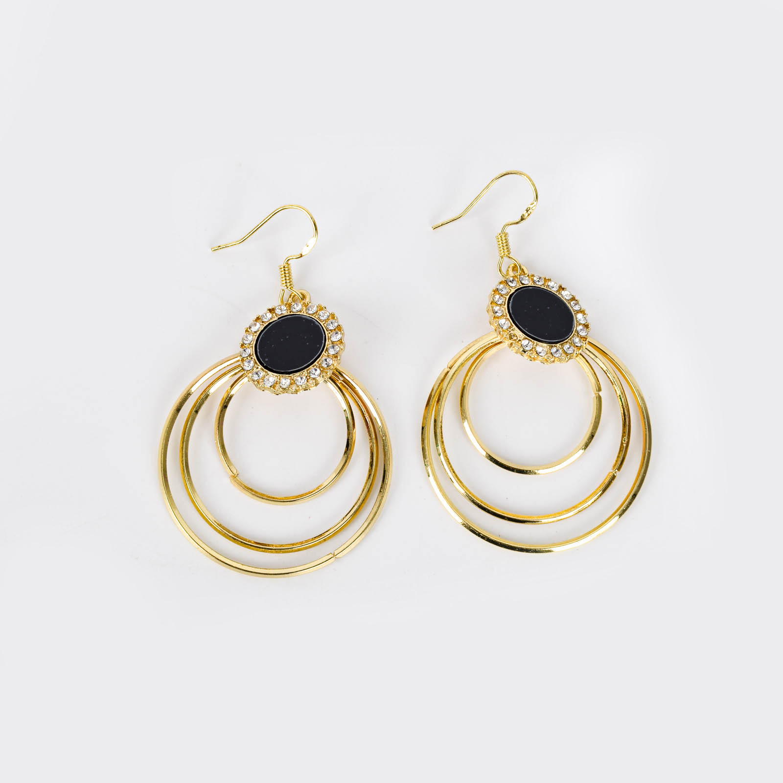 饰品/耳饰/耳环/珍珠耳环/烧焊锆石耳环产品图