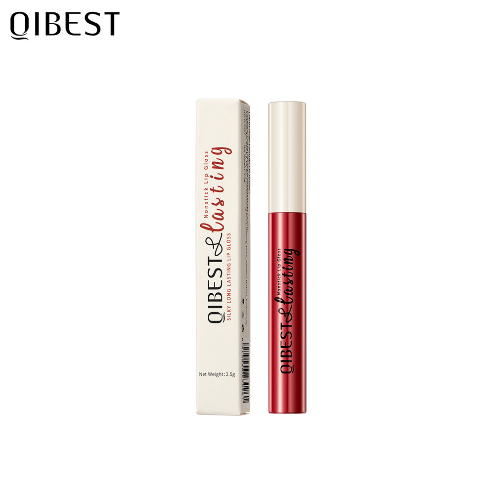 QiBest Non-stick cup lip gloss matte Liquid Lipstick and non-fading lip gloss Cross-border wholesale from Europe and America Item Picture