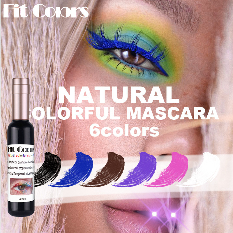 Fit Colors Mascara for Halloween and Christmas stage cos Slender and thick red wine bottles in 6 colors to choose from details Picture