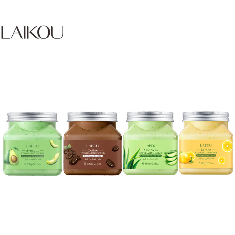 Cross-border Laicome Body Scrub 350g Pore Cleansing and keratin rejuvenation skin care products wholesale manufacturer supply full figure