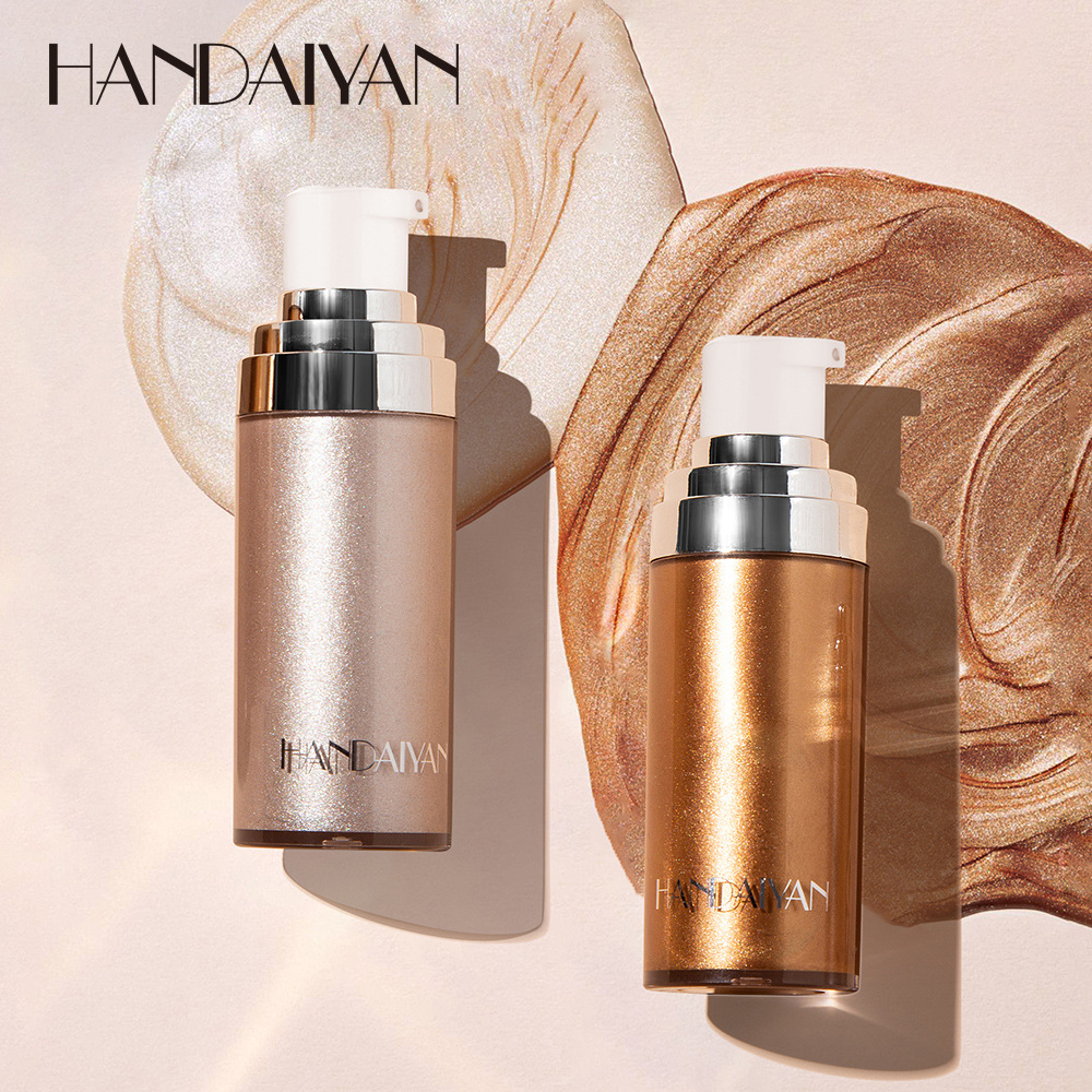 Cross-border Body Brightening Lotion HANDAIYAN Beach Facial Liquid Lotion Full-Body Brightening Fine and Shiny Skin Brightening Oil details Picture