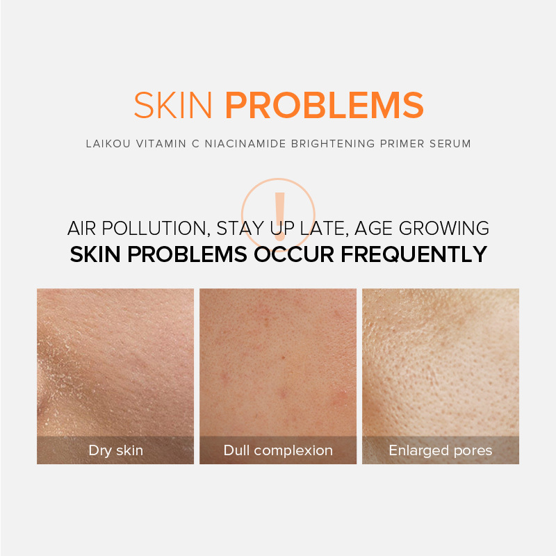 LAIKOU Vitamin C Essence Serum 100ml Hydrating and Moisturizing Skin Care Product VC Essence Cross-border Specification drawing