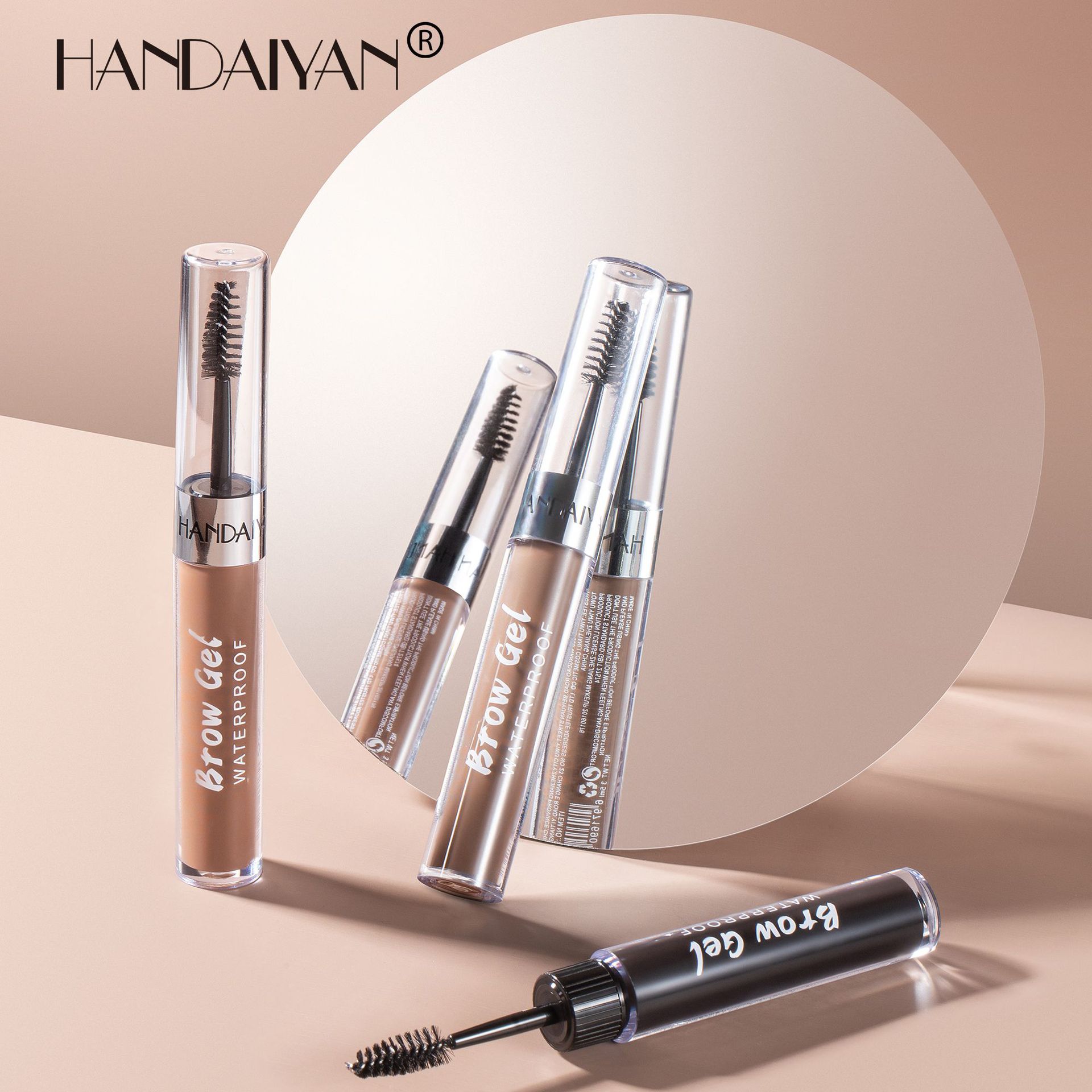 Cross-border Eyebrow Dye Liquid 8-color Waterproof double-head eyebrow Brush HANDAIYAN Easy to color, long-lasting waterproof eyebrow dye liquid Application Scenario