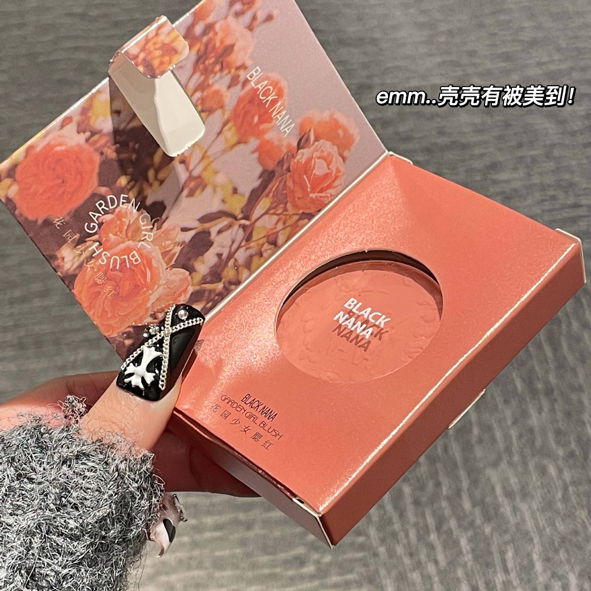 BLACK NANA Garden Girl Blush Natural Nude Makeup Highlight Brightening Blush Palette Affordable Student Cross-border Wholesale details Picture