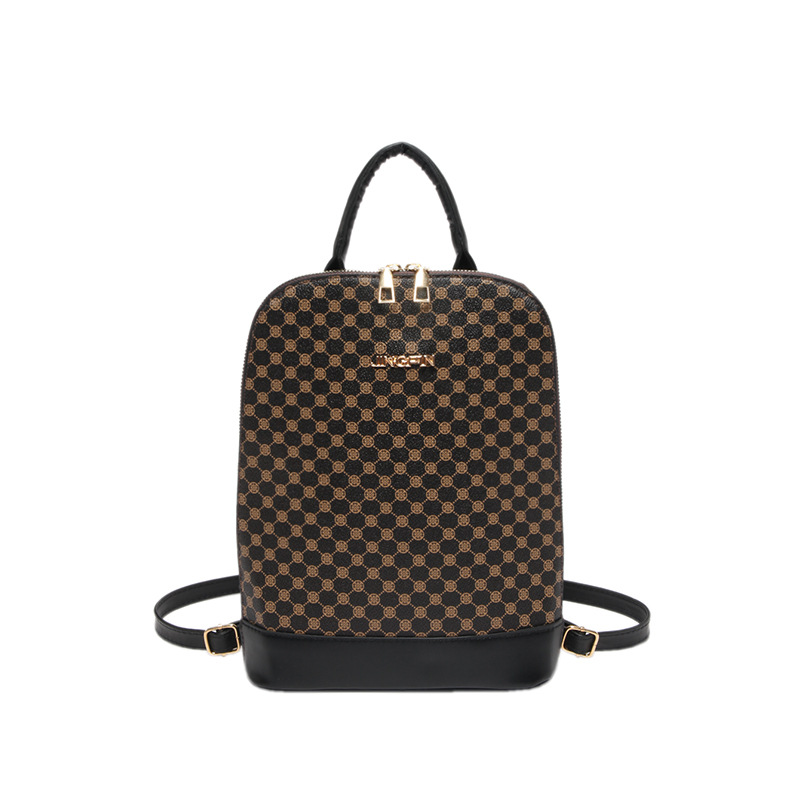 A stylish and trendy casual backpack for the 2024 autumn and winter season, featuring a large-capacity single-shoulder women's retro commuting crossbody bag Item Picture
