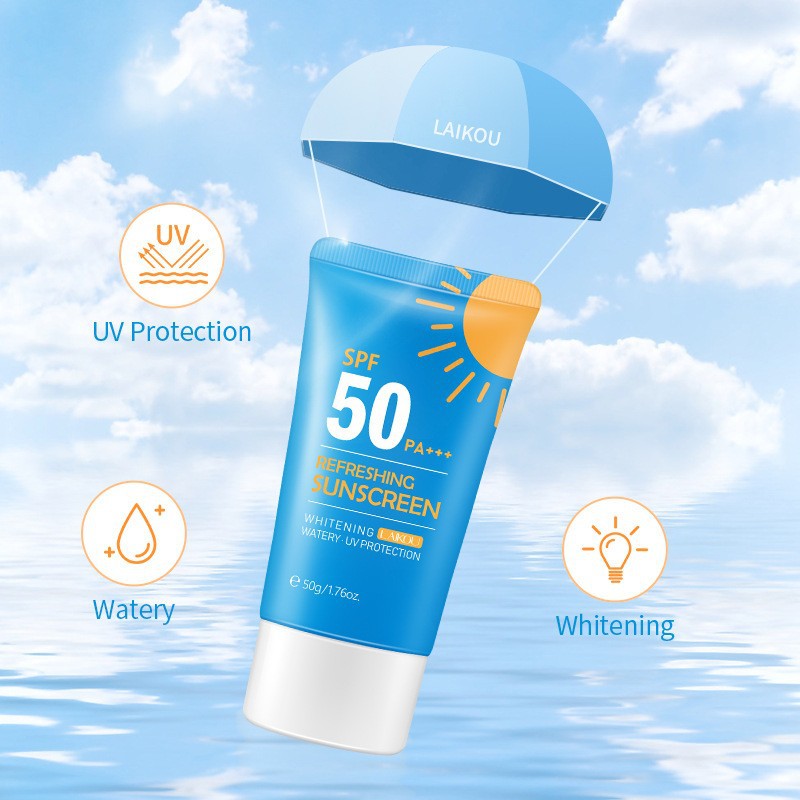 LAIKOU sunscreen50g Hydrating and Moisturizing Cosmetics and Skin care Products Cross-border wholesale Specification drawing
