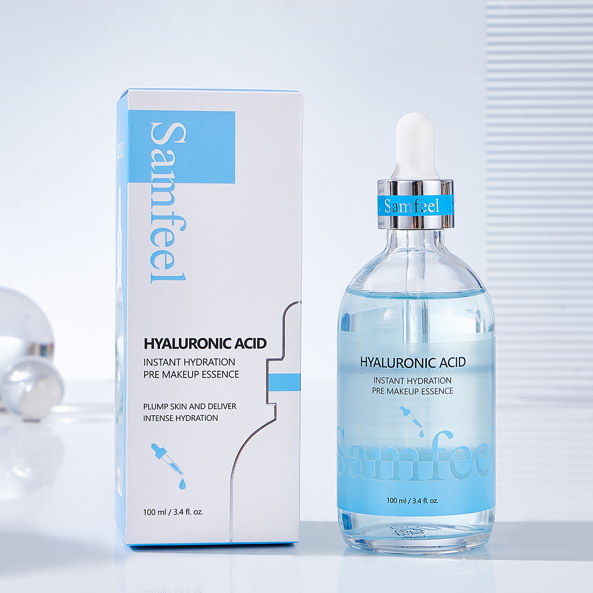 Hyaluronic Acid Instant hydration Pre makeup essence plump Specification image