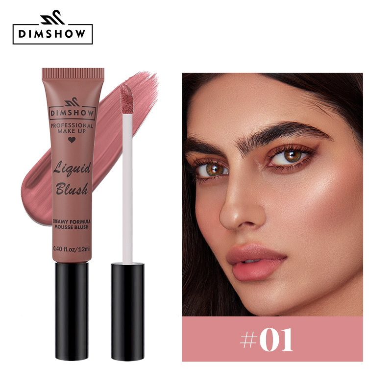 Cross-border ti Brightening Liquid Blush Matte, natural and three-dimensional, complexion enhancement, contouring, nude makeup blush Application Scenario