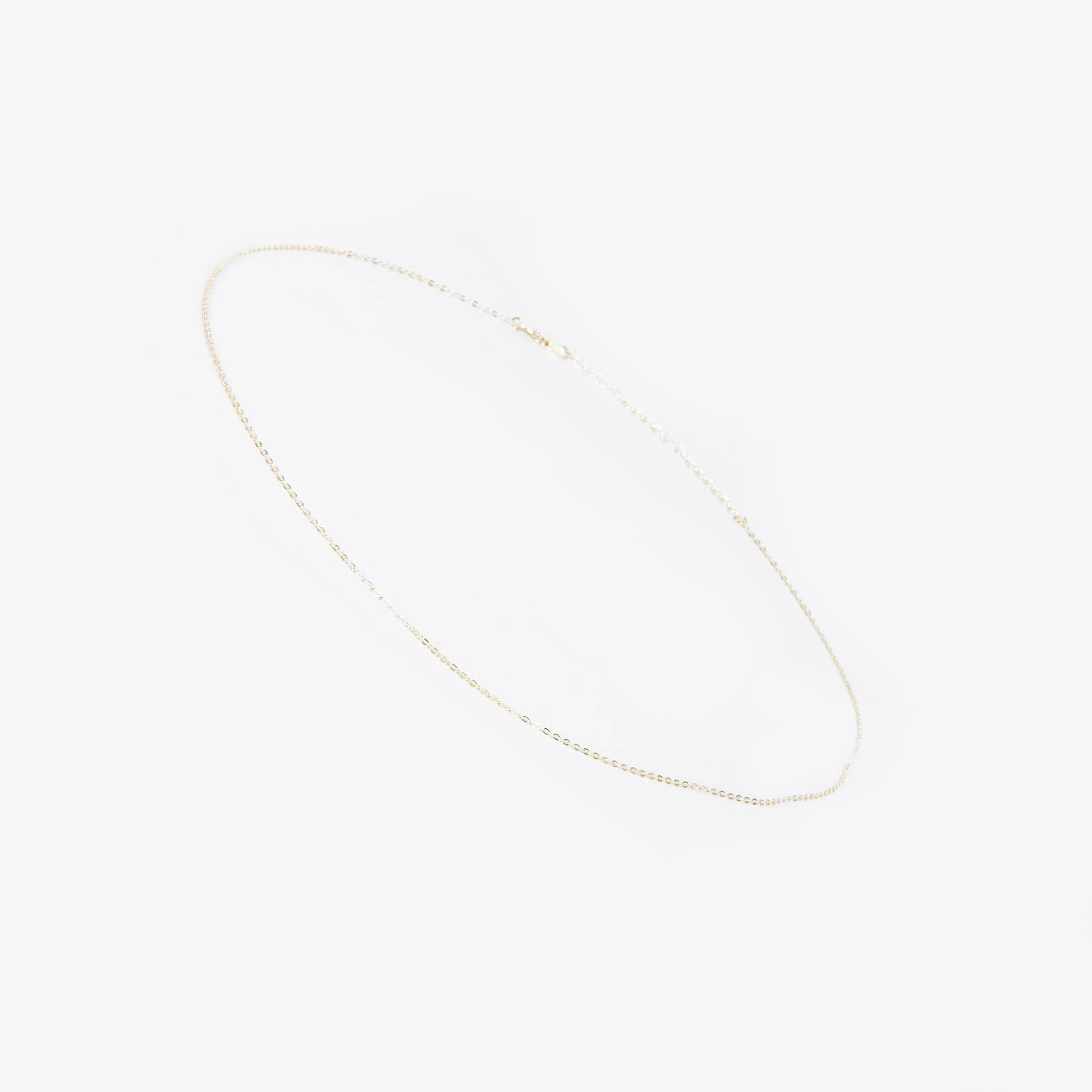 s925 sterling silver universal necklace for women, with adjustable pearl Chopard needle-style box chain Specification image