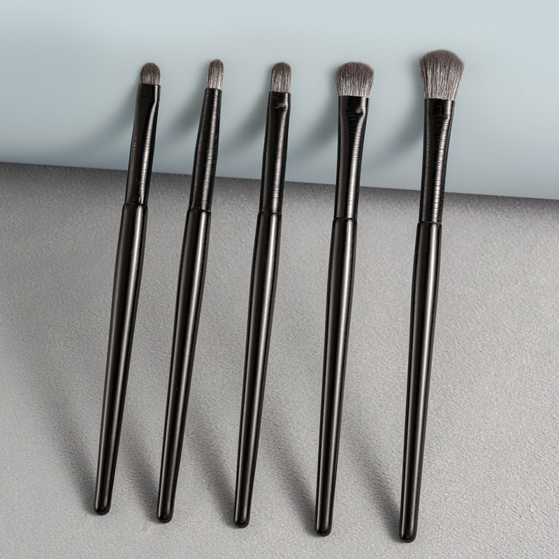 Cangzhou soft-bristled brushed eyeshadow brush 6-piece set, eye makeup, smudging, eyeliner, eye details, small makeup brush Specification drawing