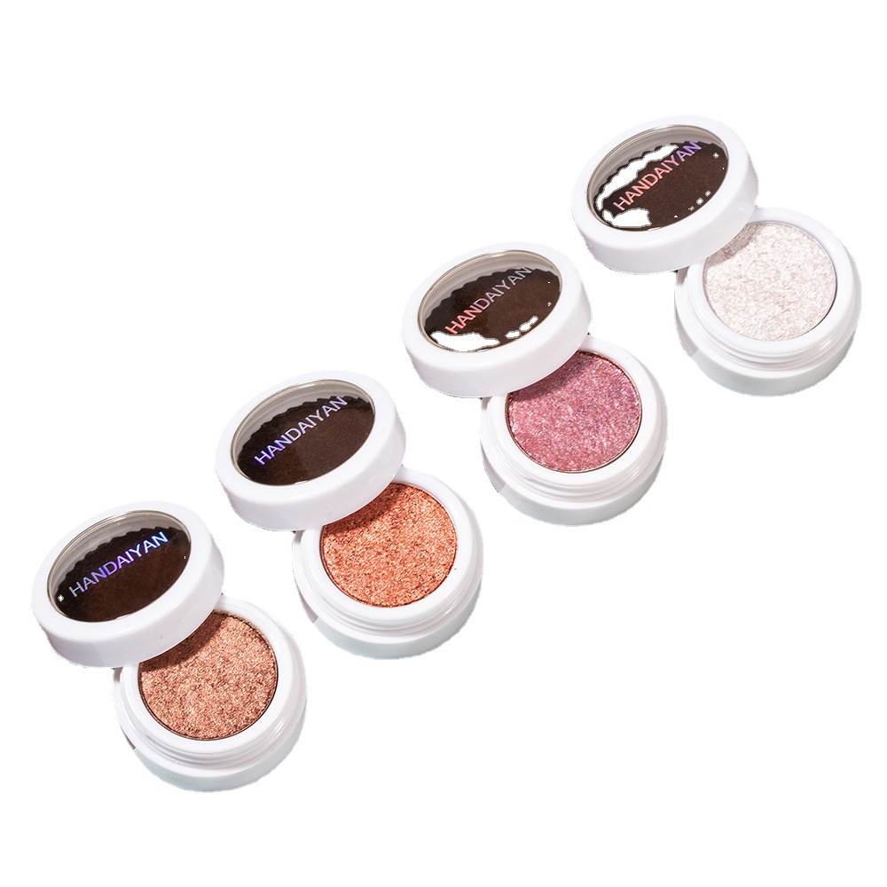 Cross-border Chameleon eyeshadow HANDAIYAN single-color pearlescent, non-smudging and easy-to-apply mashed potato eyeshadow Item Picture