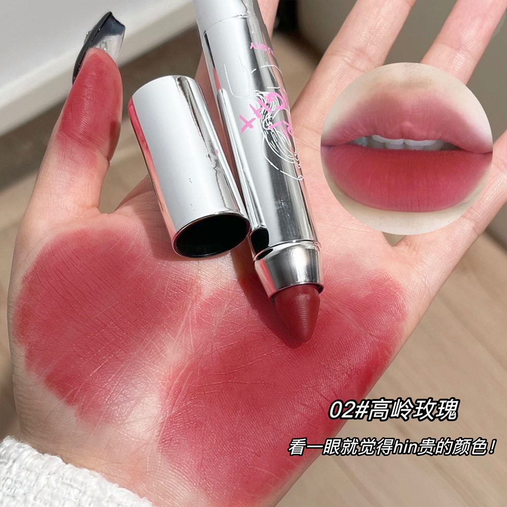 SUSU SKY Sweet Core Story Matte Lipstick Velvet Whitening Lip Gloss Rich Color Color without drying out Cross-border makeup Specification drawing