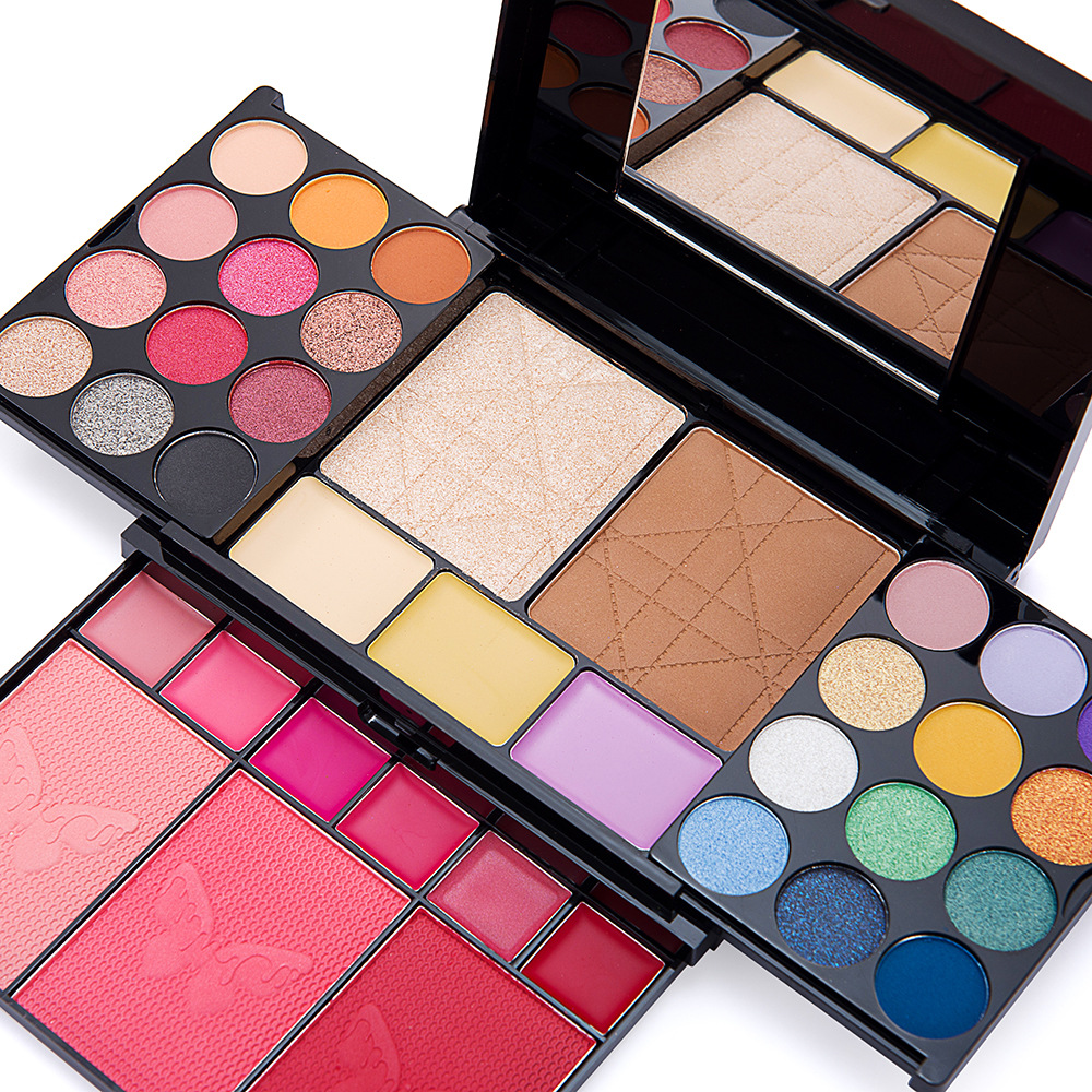 MISS YOUNG's new 38-color eyeshadow palette, contouring blush, lip gloss and makeup set, cross-border e-commerce for foreign trade beauty products Specification drawing