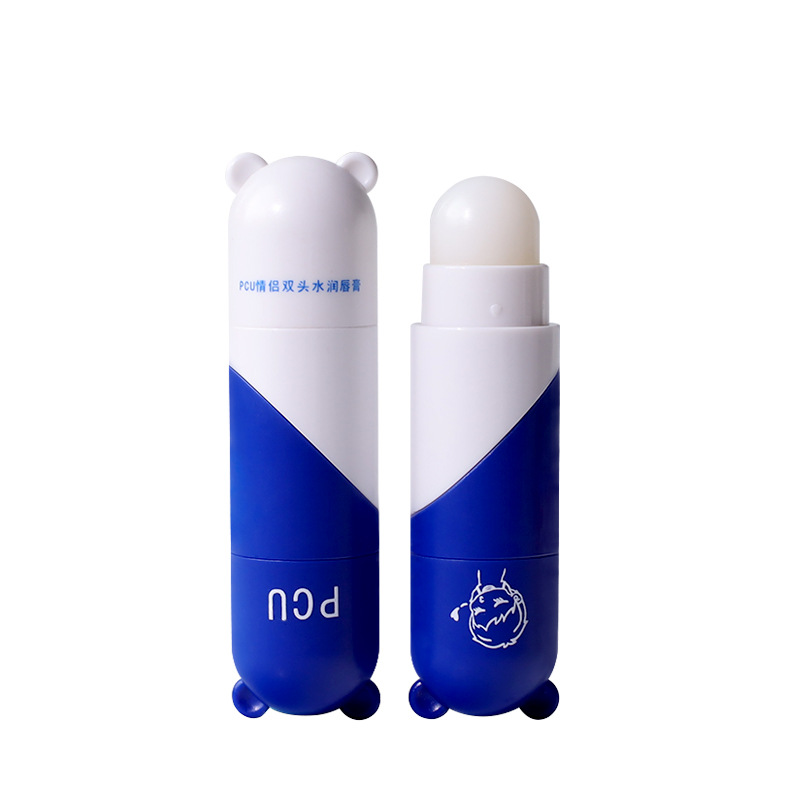PCU Couple Double Head Heart-shaped Moisturizing Lipstick Anti-Cracking Hydrating and Exfoliating Lipstick Base Lipstick Wholesale Factory Item Picture