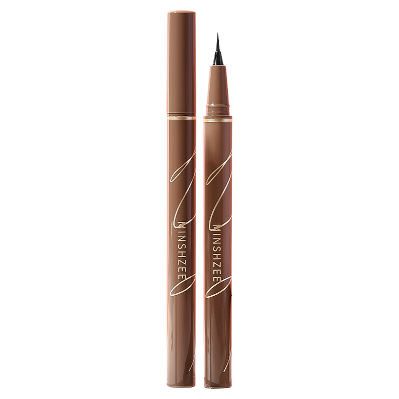 MINSHZEE Mingxi Zhi eyeliner Pen is waterproof, sweat-proof, extremely fine, won't cause makeup smudge or smudge, long-lasting eyeliner pen for cross-border use Item Picture