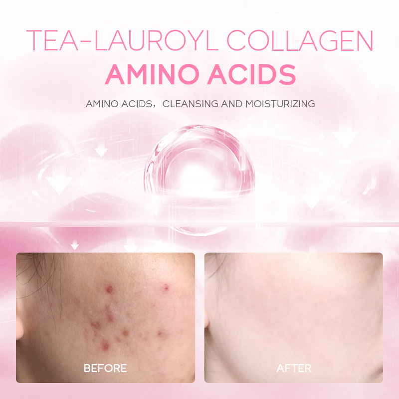 FENYI Cherry Blossom Facial Cleanser 50g skincare facial Cleanser Cross-border supply consignment on Shopee and AliExpress Specification drawing