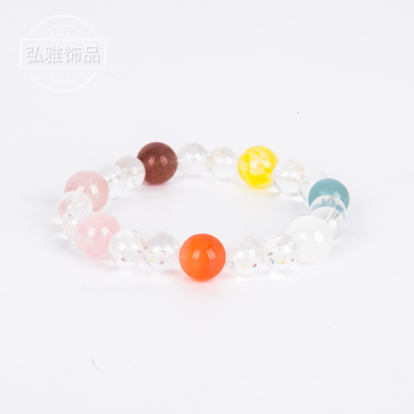 Multi-treasure crystal bracelet, artificial crystal, women's light luxury, niche and exquisite equipment, crystal bracelet as a gift Specification image