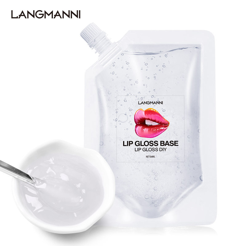 langmannni's new DIY transparent lip gloss and lip glaze base full figure