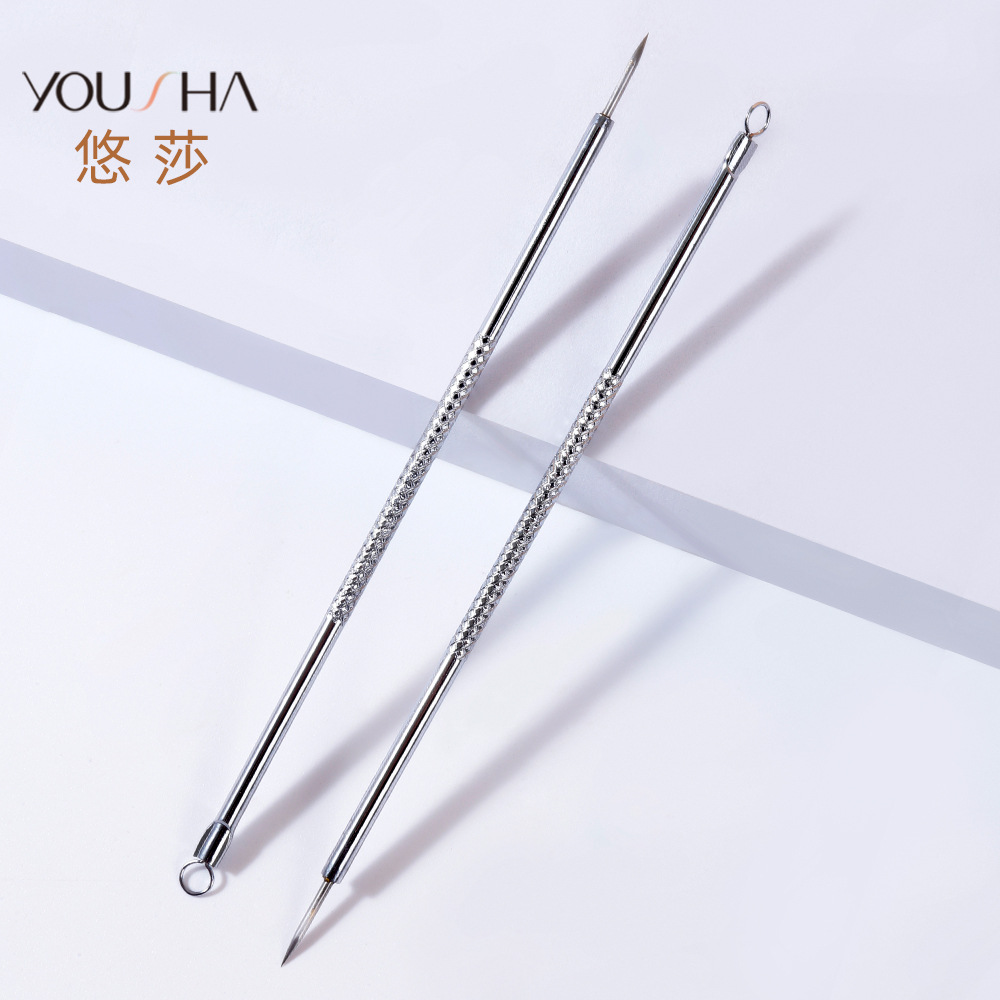 Yousa stainless steel Acne needle, Blackhead acne removal needle, pointed-head comedone needle, acne picking needle, single pack YA010 details Picture