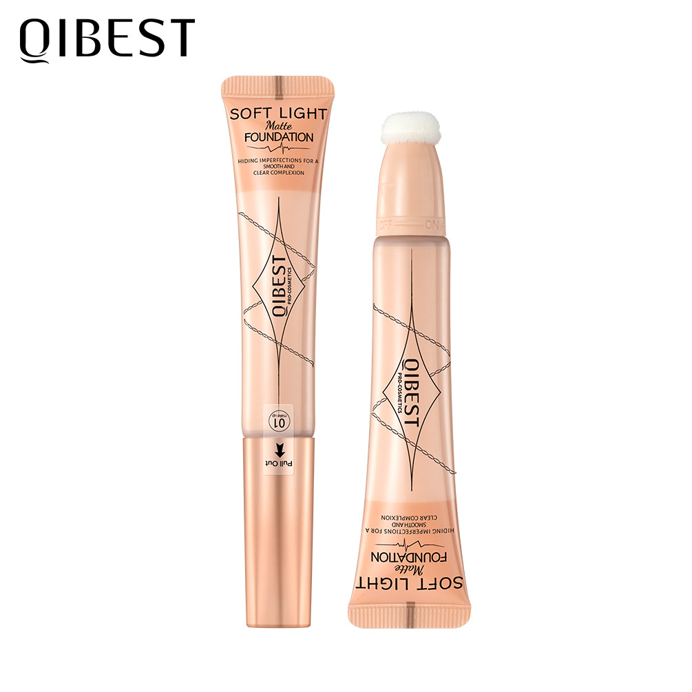 QiBest Cushion Foundation Concealing Matte Foundation Covering Hidden Pores Natural Moisturizing Foundation Cream Wholesale Item Picture