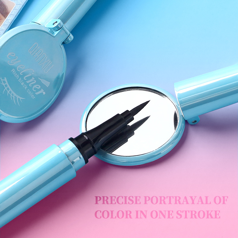 QIANXIU's best-selling liquid eyeliner from Europe and America is waterproof, sweat-proof and non-smudge. It dries quickly and forms black eyeliner in one stroke Specification drawing