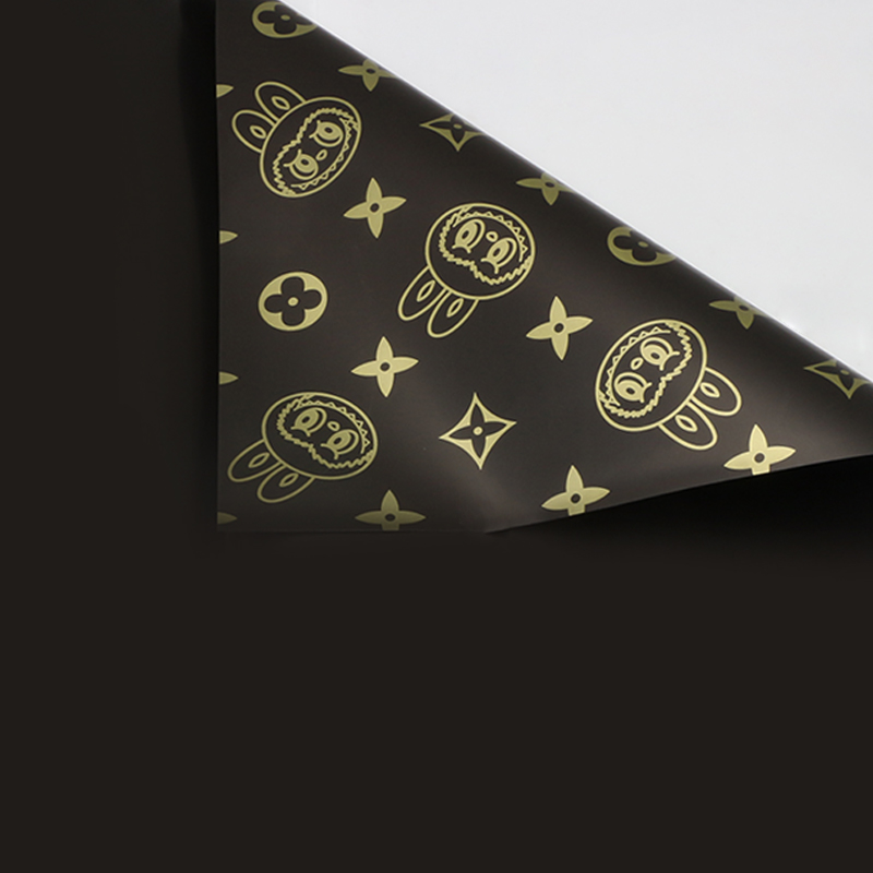  大牌LBB鲜花包装欧雅纸轻奢塑料膜高级感礼物奢侈品防水花束包花纸外贸批发详情3