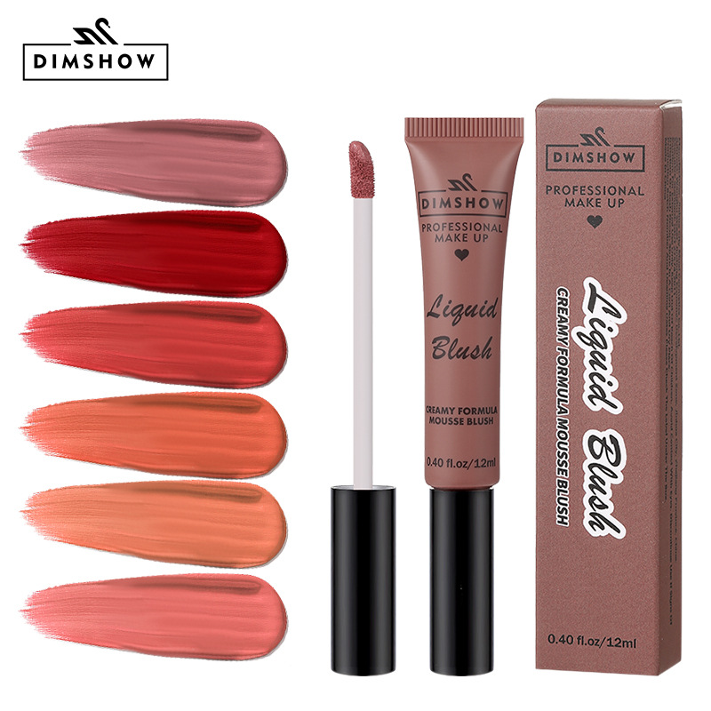 Cross-border ti Brightening Liquid Blush Matte, natural and three-dimensional, complexion enhancement, contouring, nude makeup blush details Picture