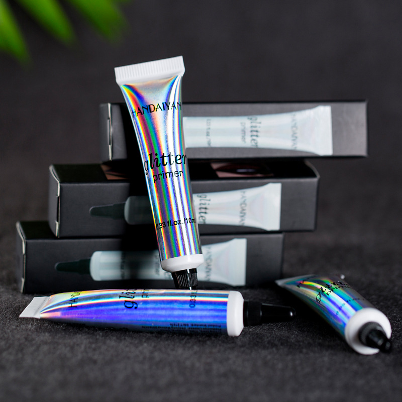 Cross-border pre-makeup isolation HANDAIYAN Lip, eye and face multi-functional sequined eyeshadow base makeup primer Application Scenario