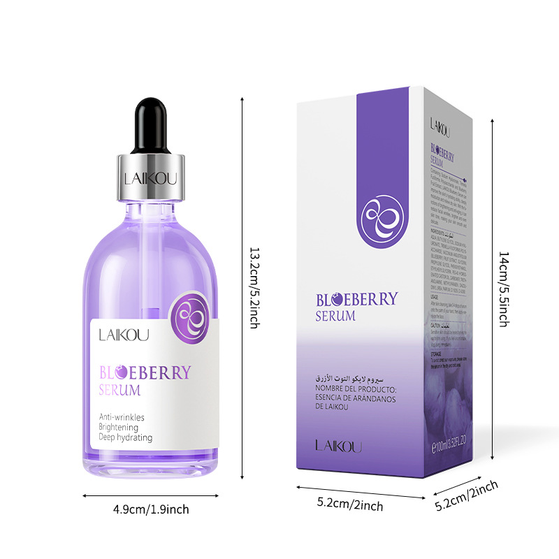LAIKOU Blueberry Essence 100ml Cross-border supply Facial care Essence, skin care product manufacturer Item Picture