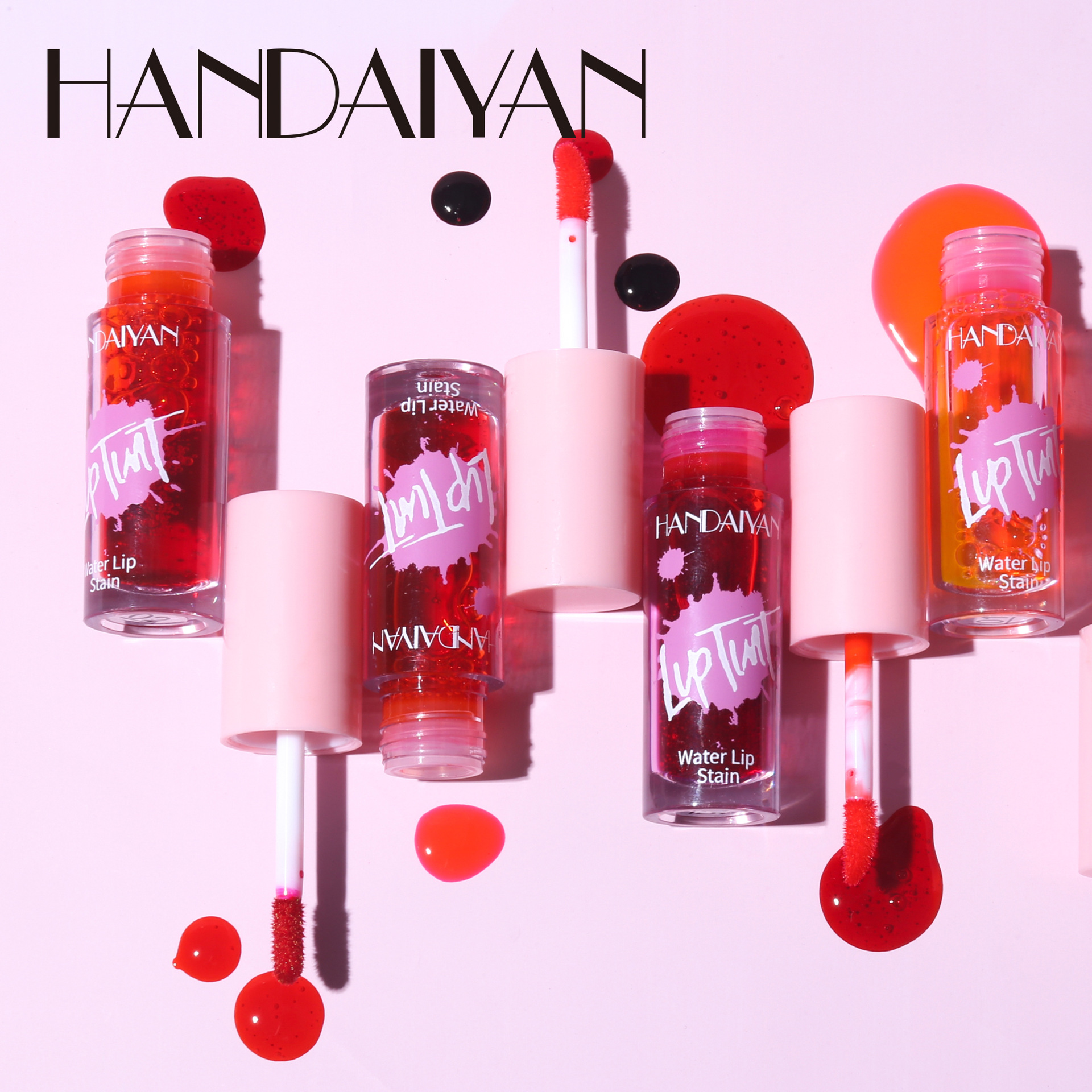 handaiyan matte lip gloss lipstick is long-lasting and does not fade easily. Cross-border lip makeup lipstick water Specification drawing