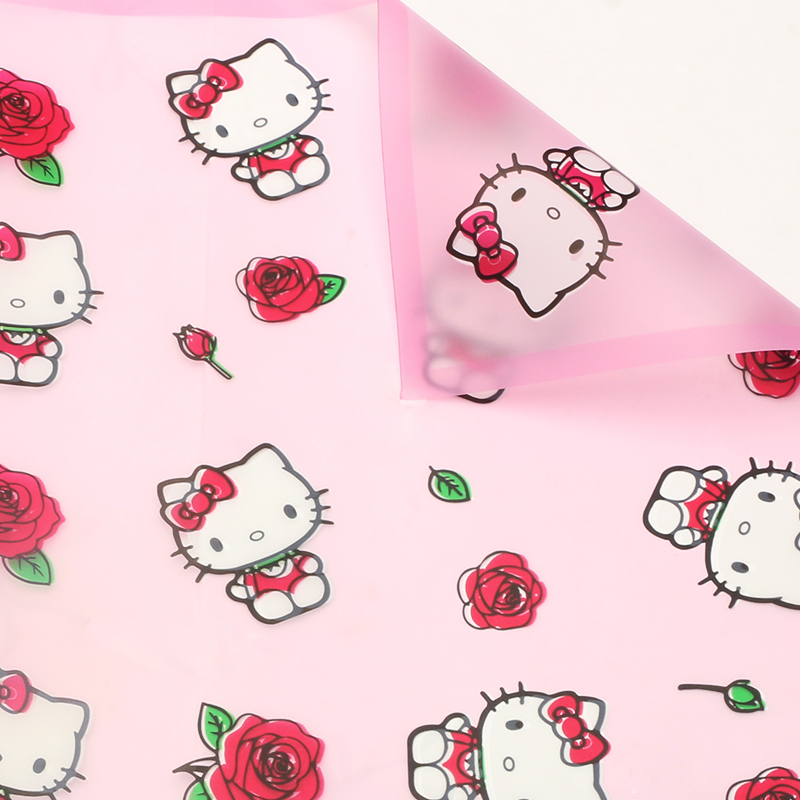 High-end rose kt fresh flower packaging, Ouya paper, light luxury plastic film, high-end gift, luxury waterproof flower bouquet wrapping, flower paper for foreign trade wholesale pic 5