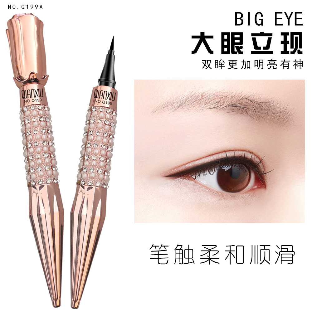 QIANXIU Cross-border Makeup Queen, Scepter non-smudging Eyeliner Liquid Pen, a best-selling product in Europe and America, waterproof and long-lasting eyeliner pen full figure