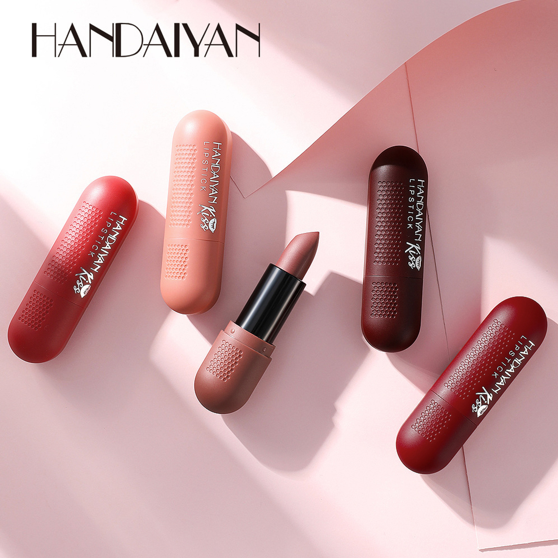 Cross-border matte lipstick set Lipstick gift box HANDAIYAN Long-lasting non-fading velvet soft mist lipstick set box details Picture