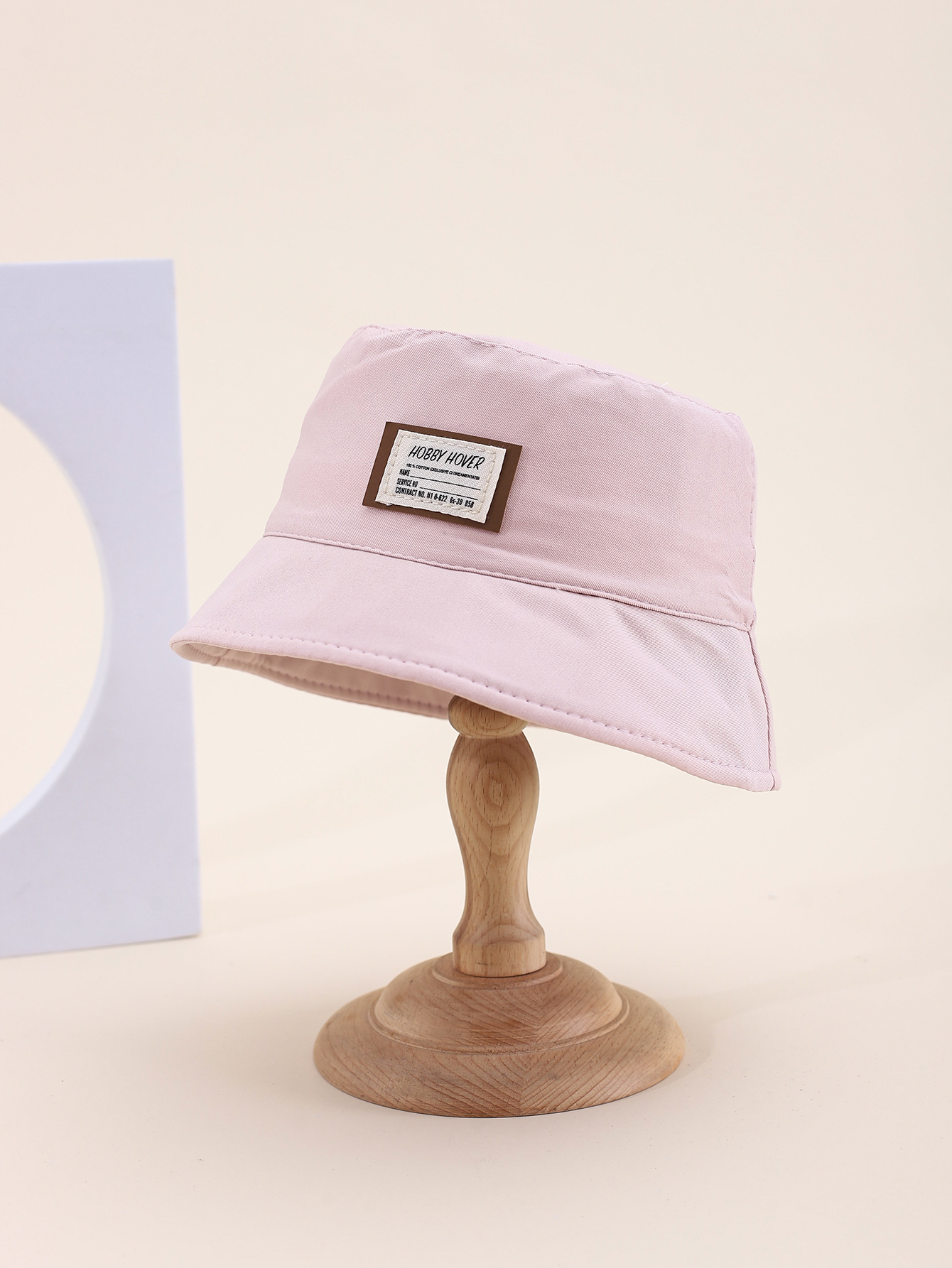 Spring and summer bestseller Children's HOBBY HOVER single-sided fisherman hat Cute Cartoon classic versatile personality Children's single-sided fisherman hat with built-in drawstring on the inner side details Picture